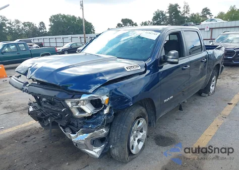 2022 Ram 1500 Big Horn 4X2 5'7 Box from USA, damaged, VIN 1C6RREFG3NN268184